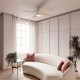 VENTILADOR DE TECHO 106CM BLANCO ASPAS BLANCO-MADERA