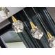 LÁMPARA DE 6 LUCES LED ORO MATE