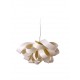 LÁMPARA COLGANTE MADERA 76CM BLANCA