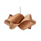 LÁMPARA COLGANTE MADERA 54CM DIÁMETRO CEREZO NATURAL