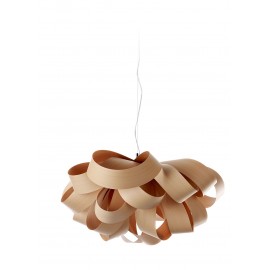 LÁMPARA COLGANTE MADERA 76CM HAYA NATURAL