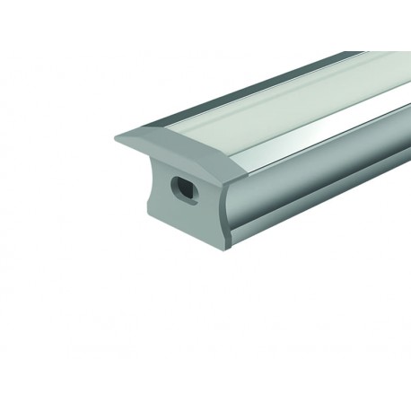 PERFIL LED EMPOTRAR ALUMINIO ANCHO 2.45CM