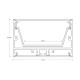 PERFIL LED SUPERFICIE ALUMINIO ANCHO 7.1CM