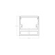 PERFIL LED SUPERFICIE ALUMINIO ANCHO 3.5 CM