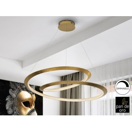 LÁMPARA DE TECHO DIAM 97CM PAN DE ORO