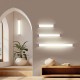 APLIQUE DE BAÑO CROMO BRILLO 53CM