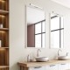 APLIQUE DE BAÑO CROMO DIFUSOR OPAL 60CM