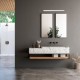 ºAPLIQUE DE BAÑO CROMO DIFUSOR OPAL 90CM