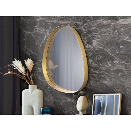 ESPEJO PAN DE ORO 92X76CM