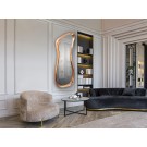 Espejo PU oro rosa 170X69