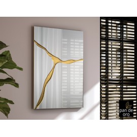 ESPEJO PAN DE ORO 80X120 CM