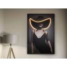 CUADRO LUZ LED MUJER PAMELA