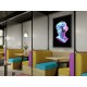 CUADRO LUZ LED BUSTO NEGRO