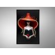 CUADRO LUZ LED MUJER TOCADO