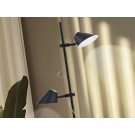 LÁMPARA DE PIE TÁCTIL, DIMABLE Y CON MANDO 2 LUCES NEGRO