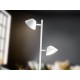 LÁMPARA DE PIE TÁCTIL, DIMABLE Y CON MANDO 2 LUCES BLANCO