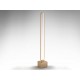 LÁMPARA DE PIE ORO ROSA BASE METAL 32.4W LED