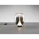 LÁMPARA DE SOBREMESA LED SMOKE DEGRADADO CROMO