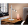 LÁMPARA DE SOBREMESA CROMO BLANCO 10W LED