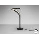 LÁMPARA DE SOBREMESA ALUMINIO NEGRO LED DIMABLE