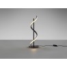 LÁMPARA DE SOBREMESA ESPIRAL NEGRO LED