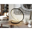 LÁMPARA DE SOBREMESA ALUMINIO NEGRO LED DIMABLE