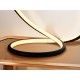 LÁMPARA DE SOBREMESA ALUMINIO NEGRO LED DIMABLE