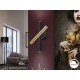 LÁMPARA DE PARED ORO NEGRO 3 LUCES LED DIMABLE