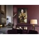 LÁMPARA DE PARED ORO NEGRO 3 LUCES LED DIMABLE
