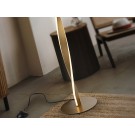LÁMPARA DE PIE LED TORNADO ORO