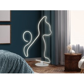 LÁMPARA DE PIE FIGURA GATO SILUETA LED