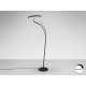 LÁMPARA DE PIE NEGRO DIMABLE LED