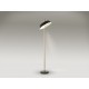 LÁMPARA DE PIE INCLINABLE NEGRO ORO LED