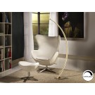 LÁMPARA DE PIE CON PULSADOR ARCO ORO LED