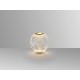LÁMPARA DE MESA LED RECARGABLE USB CRISTAL TALLADO