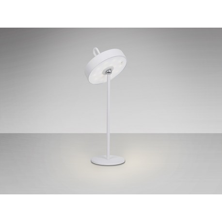 LÁMPARA DE MESA LED RECARGABLE USB CRISTAL TALLADO