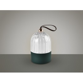 LÁMPARA DE MESA LED RECARGABLE DIMABLE TÁCTIL VERDE