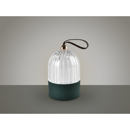 LÁMPARA DE MESA LED RECARGABLE DIMABLE TÁCTIL VERDE
