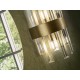 APLIQUE PARED DOS LUCES LED ORO CRISTAL