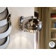 APLIQUE PARED LED CROMO ESPEJO CRISTAL