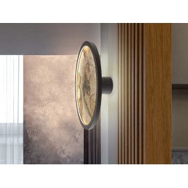 APLIQUE DE PARED O PLAFÓN DE TECHO PIZARRA NEGRO CCT