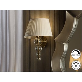 APLIQUE PARED DIMABLE CHAMPÁN LATON