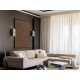 APLIQUE DE PARED LED NEGRO ORO