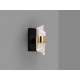 APLIQUE DE PARED LED NEGRO ORO