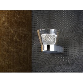 APLIQUE DE PARED LED CROMO TALLADO