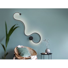 APLIQUE DE PARED LED NEGRO