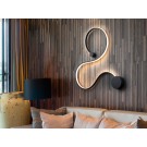APLIQUE DE PARED LED NEGRO