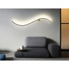 APLIQUE DE PARED LED NEGRO ORO