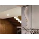 APLIQUE DE PARED LED NEGRO ORO