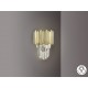 APLIQUE DE PARED LED CRISTAL ORO